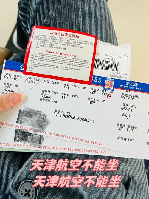 图三天津航空的飞机天津机票图片天津的机票一张图看懂飞机票天津航空